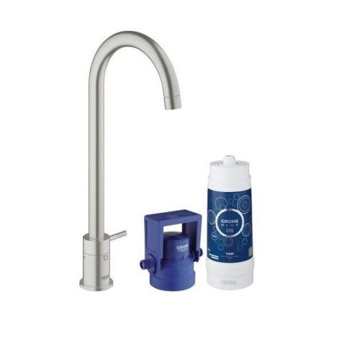 Robinet de cuisine Grohe filtrant Blue Pure Mono SuperSteel