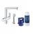 Robinet de cuisine Grohe filtrant Blue Pure Réfrigérant Pétillant avec Kit de démarrage