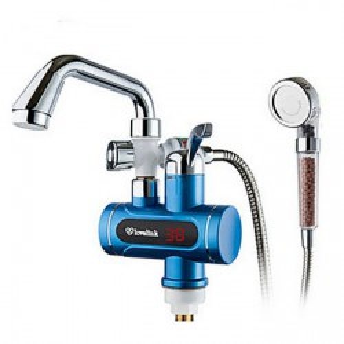 Robinet de cuisine électrique à double usage (chauffe-eau et froide), affichage numérique ( tète amovible)