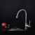 Robinet de cuisine mitigeur de style simple et contemporain (finition nickel)