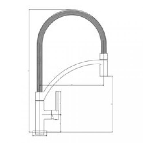 Robinet de cuisine mitigeur extractible VARELA