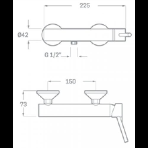 Robinet de douche ARENA de SEVEN