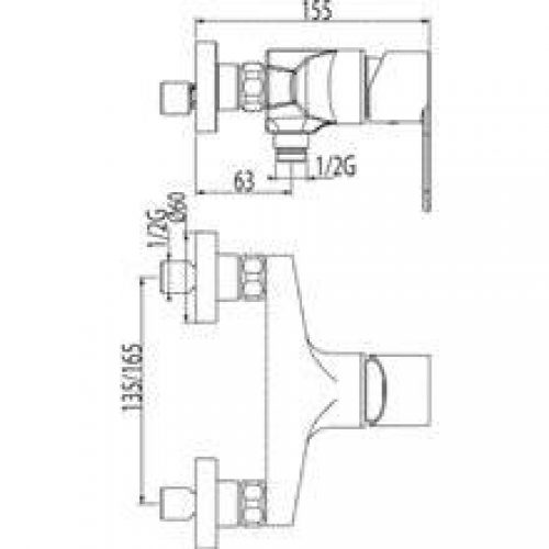 Robinet de douche BM-TRES