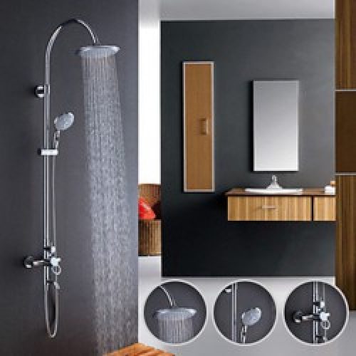 Robinet de douche et baignoire avec pomme de douche 8