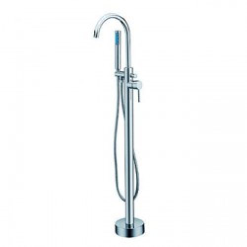 Robinet de douche et baignoire à bec incurvé et douchette à main