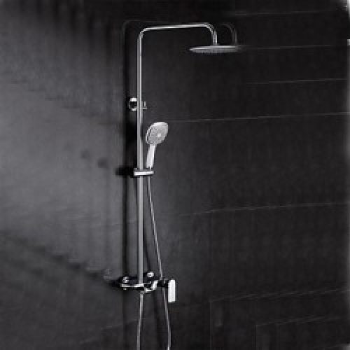 Robinet de douche et baignoire moderne avec tête de douche 8″ et pommeau de douche