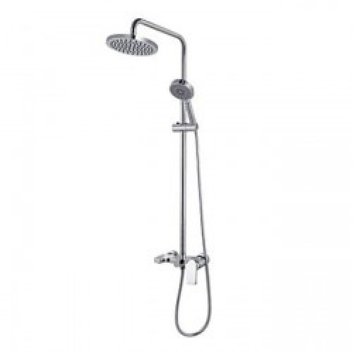 Robinet de douche et de baignoire avec douchette de pluie et pommeau de douche