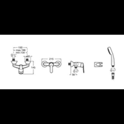 Robinet de douche extérieur Victoria Roca