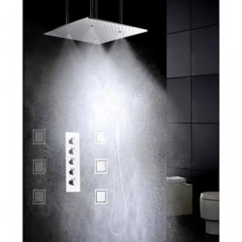 Robinet de douche grand débit tête de douche 20&Prime; plafonnier