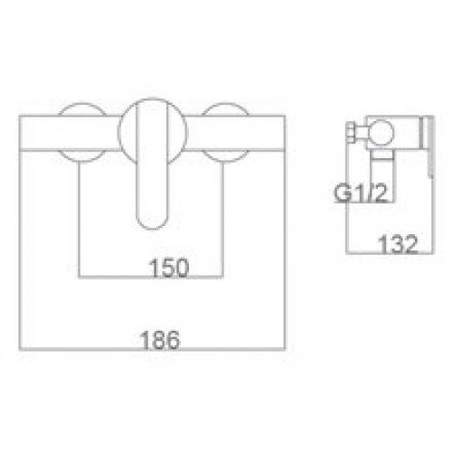 Robinet de douche Imex Rome