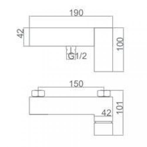 Robinet de douche Imex Valence