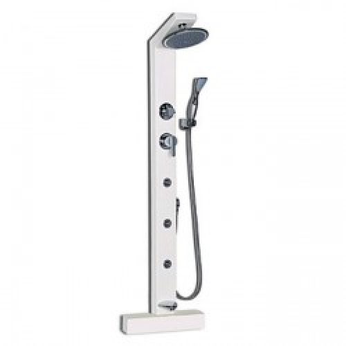 Robinet de douche moderne finition peinture acrylique blanc