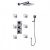 Robinet de douche à multiples fonctions LED/Thermostatique/Douche pluie