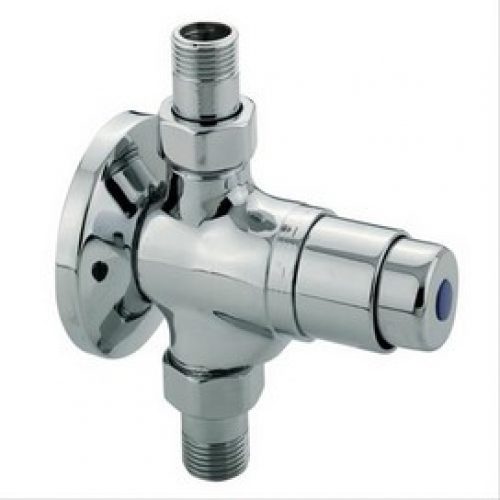 Robinet de douche mural temporisé chromé standard – P-Pro