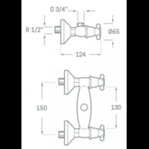 Robinet de douche Époque SEVEN