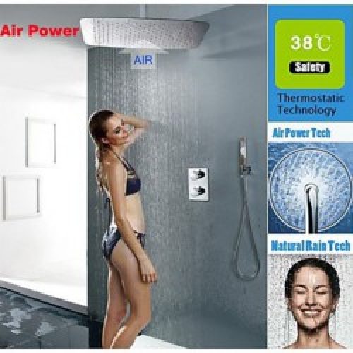 Robinet de douche thermostatique avec technologie à injection d’air