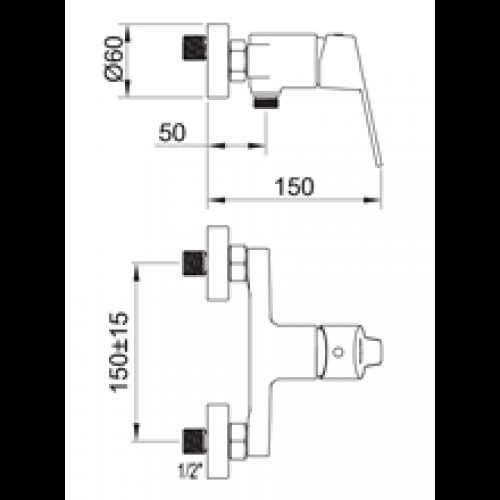 Robinet de douche XTRÊME mix – CLEVER