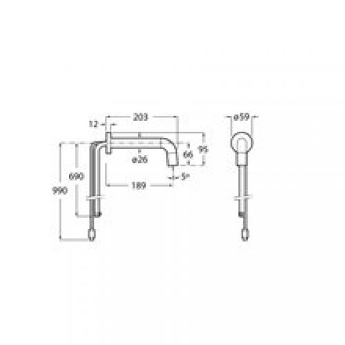 Robinet de lavabo alimentation au réseau…