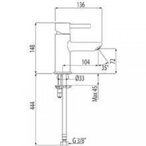 Robinet de lavabo Alplus
