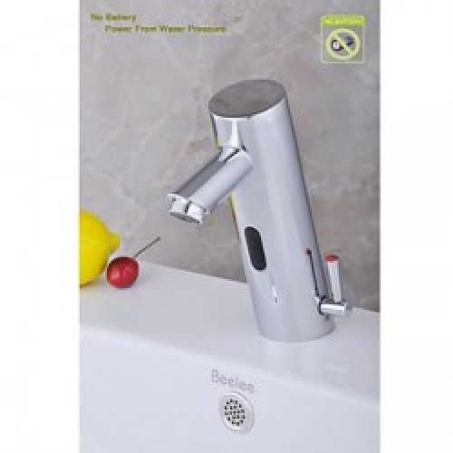 Robinet de lavabo avec capteur automatique de température (chaud et froid)