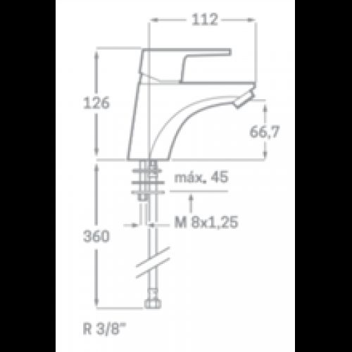 Robinet de lavabo Balans SEVEN