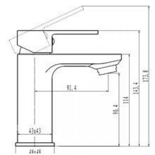 Robinet de lavabo CHEROKEE Llavisan