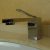 Robinet de lavabo contemporain de hauteur 130 MM fini chrome