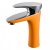 Robinet de lavabo contemporain orange