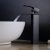 Robinet de lavabo de hauteur 300 MM finition peinture noire