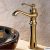 Robinet de lavabo dorée, style traditionnel et finition en laiton (Ti-PVD)