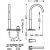 Robinet de lavabo en batterie TRES CUADRO XL
