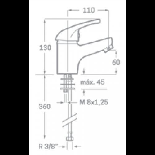Robinet de lavabo ENEKL de SEVEN