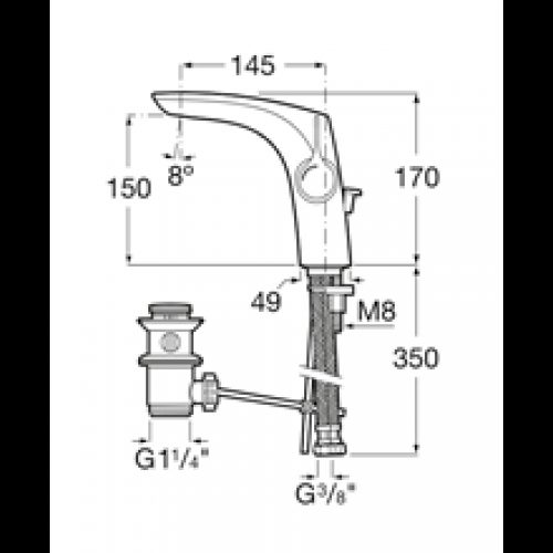 Robinet de lavabo Insignia Roca