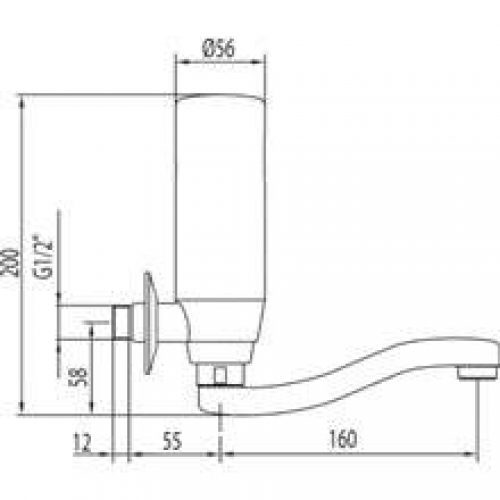 Robinet de lavabo électronique 1 Eau TRES