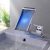 Robinet de lavabo LED cascade, un style contemporain et une finition en chrome