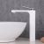 Robinet de Lavabo Mitigeur Blanc pour Vasque Design Bec Fixe L En Cuivre H59A