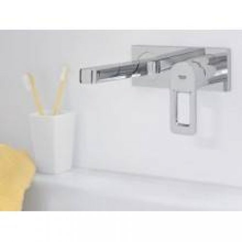 Robinet de lavabo mural Grohe Quadra L
