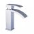 Robinet de lavabo robuste, design moderne et fini en chrome