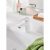 Robinet de lavabo S de levier plein Moon White…