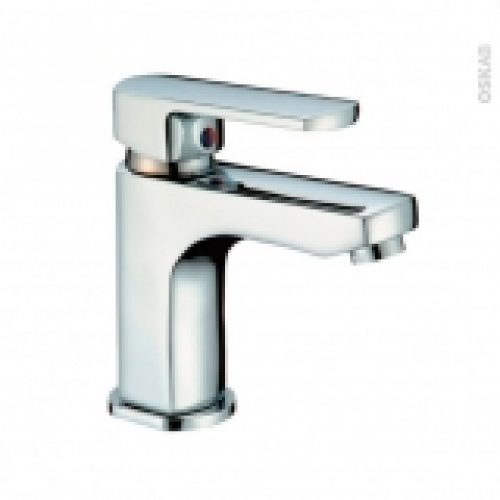 Robinet De Salle De Bains Mako Mitigeur Lavabo Bec Bas A Tirette Chrome
