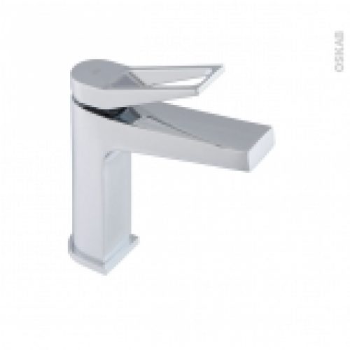 Robinet De Salle De Bains Sandre Mitigeur Lavabo Bec Bas A Tirette Chrome