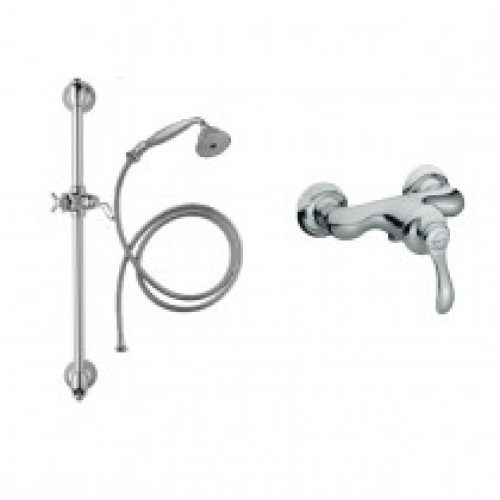 Robinet douche retro + ensemble Jacob Delafon Fairfax