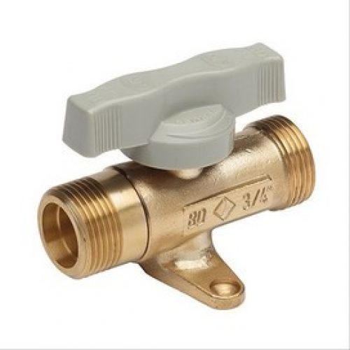 Robinet droit avec pattes, filetage G1/2 » NF