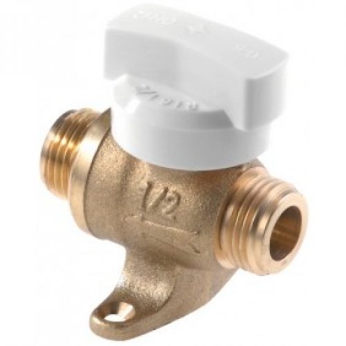 Robinet droit gaz naturel – à sphère 1/4 de tour – joint plat gaz