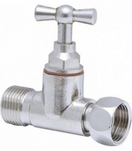 Robinet droit pour WC WATTS presse étoupe – chromé M/F écrou tournant 3/8&Prime;