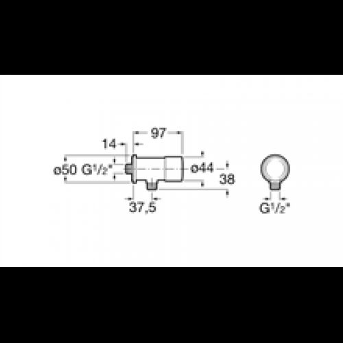 Robinet d’urinoir Sprint Roca