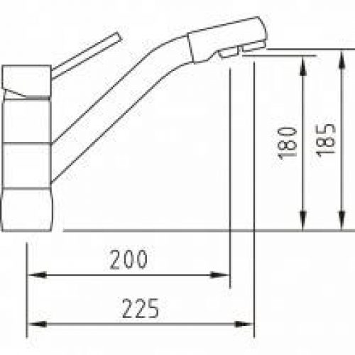 Robinet d’évier avec filtre Caiman