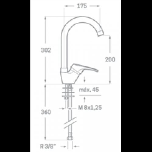 Robinet d’évier Basic SEVEN