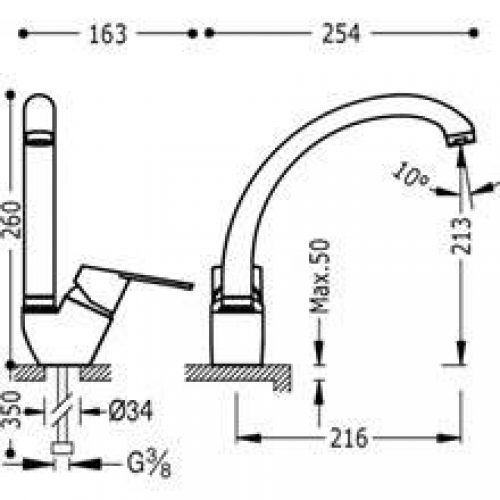 Robinet d’évier basique BM-TRES
