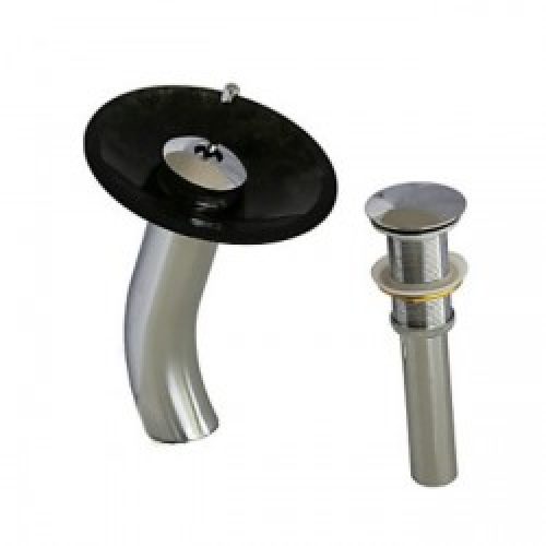 Robinet d&rsquo;évier cascade, style contemporain et finition chromée (un seul trou)